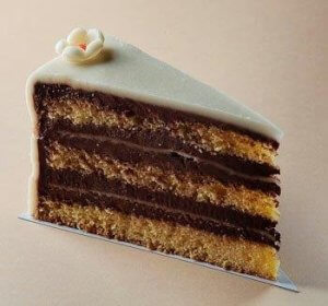 Marcipán torta szelet