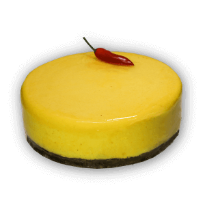 Chili-mango cake