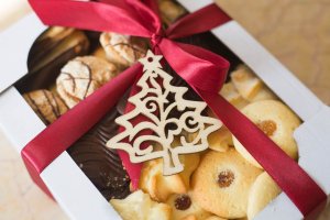 Édes teasütemény karácsonyi csomagolással 0,5kg